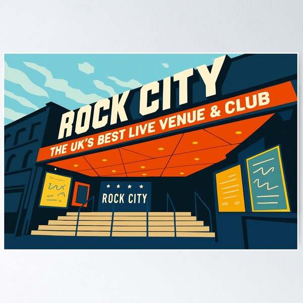 Item preview, Rock City Live Music Nightclub Nottingham UK designed and sold by kakarikihill.