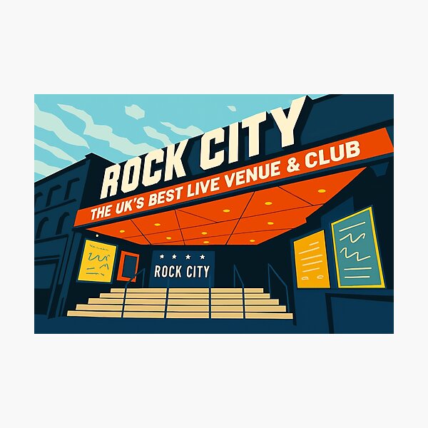 Item preview, Rock City Live Music Nightclub Nottingham UK designed and sold by kakarikihill.