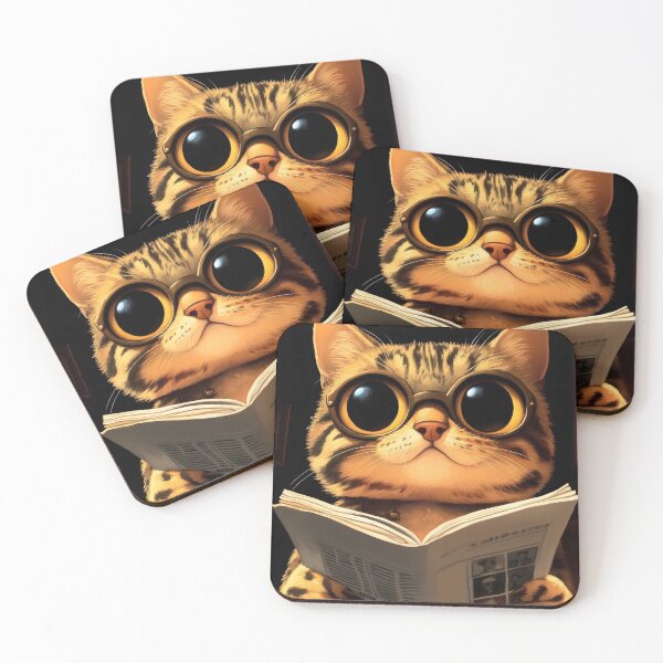 Item preview, Animal Toilet Moody Warm-Lit Egyptian Mau Cat Goggles Newspaper Ritual designed and sold by juniorcastros.