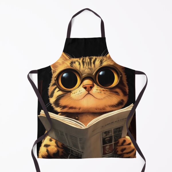 Item preview, Animal Toilet Moody Warm-Lit Egyptian Mau Cat Goggles Newspaper Ritual designed and sold by juniorcastros.