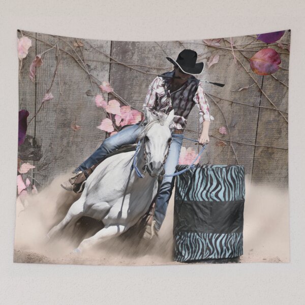 Item preview, BARREL RACER QUOTE, FEARLESS HEART, AWESOME ART FOR EVERYTHING designed and sold by Barbara Jean Photo Art And Design.
