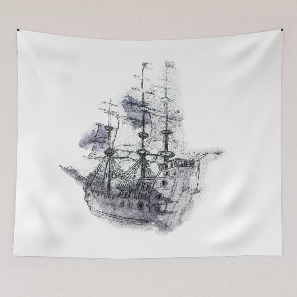 Item preview, El barco pirata designed and sold by MyWhimsies.