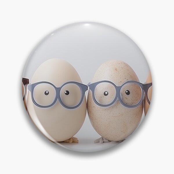 Item preview, Four Eggs in Glasses looking at you designed and sold by Roxane Bay.
