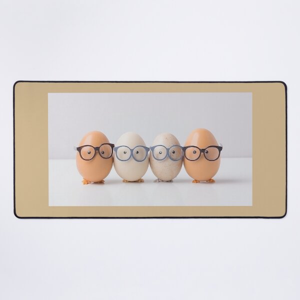 Item preview, Four Eggs in Glasses looking at you designed and sold by Roxane Bay.