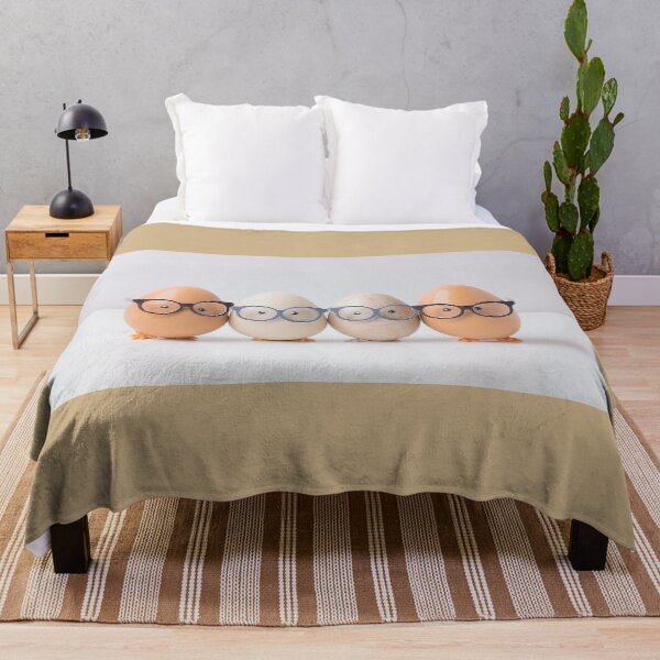 Item preview, Four Eggs in Glasses looking at you designed and sold by Roxane Bay.