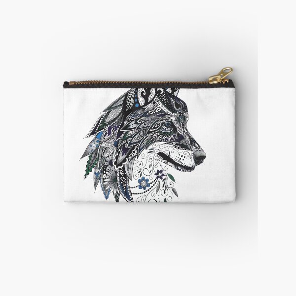 Item preview, Zentangle Wolf  designed and sold by Cora Worthington Art.