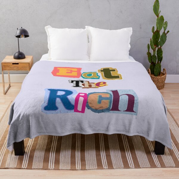 Item preview, Eat the Rich – Ransom-Style Cutout Letters Design designed and sold by Ren's Red.