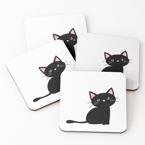 Item preview, Black Doodle Cat designed and sold by CoolDuck69.