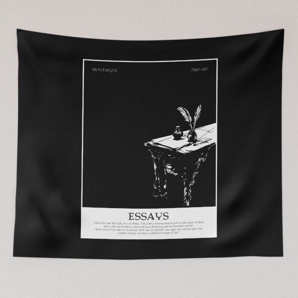 Item preview, Essays by Montaigne Print designed and sold by Y.S. Stephen.