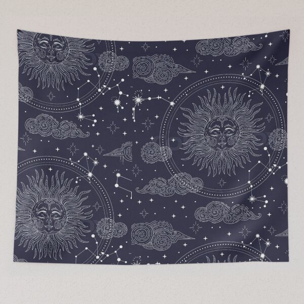 Item preview, cosmic sun and stars designed and sold by pksart1.