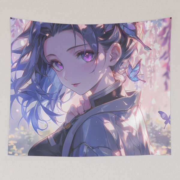 Item preview, Demon Slayer Kanao Tsuyuri Gentle Wisteria Butterfly Kimetsu no Yaiba Anime designed and sold by juniorcastros.
