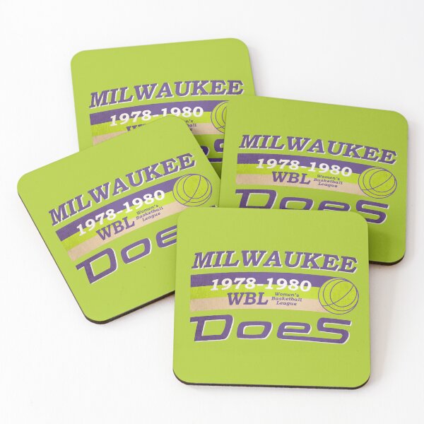 Item preview, Milwaukee Does 1978-1980 • Women's Basketball league designed and sold by MKE Rhine Maiden  •  Grumble Services, LLC..