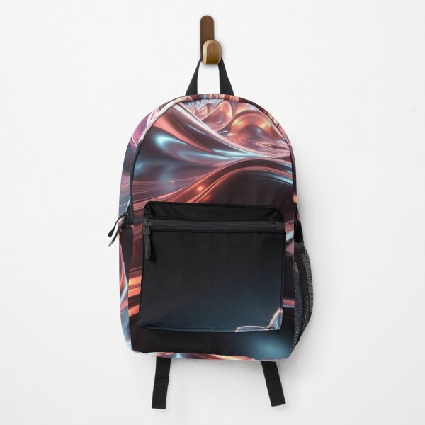 Item preview, NeoLume Drift – Futuristic Liquid Wave in Neon Chrome and Glowing Light designed and sold by Harmonic_Layers.