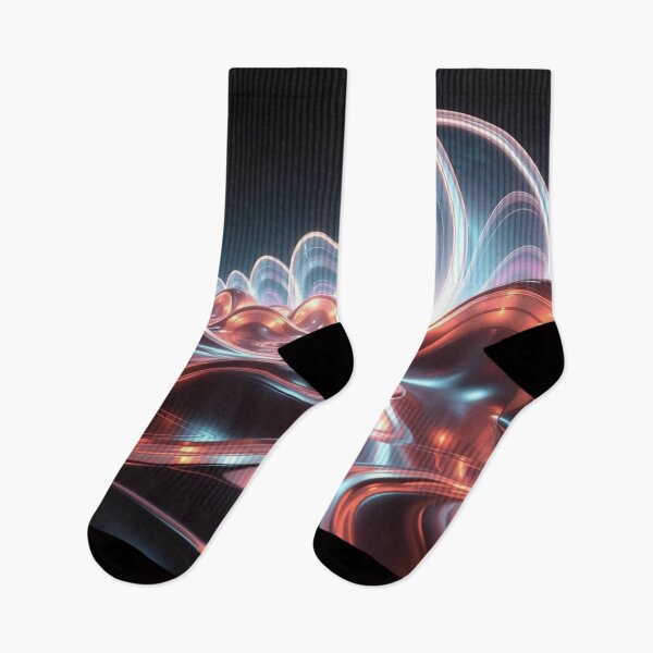 Item preview, NeoLume Drift – Futuristic Liquid Wave in Neon Chrome and Glowing Light designed and sold by Harmonic_Layers.