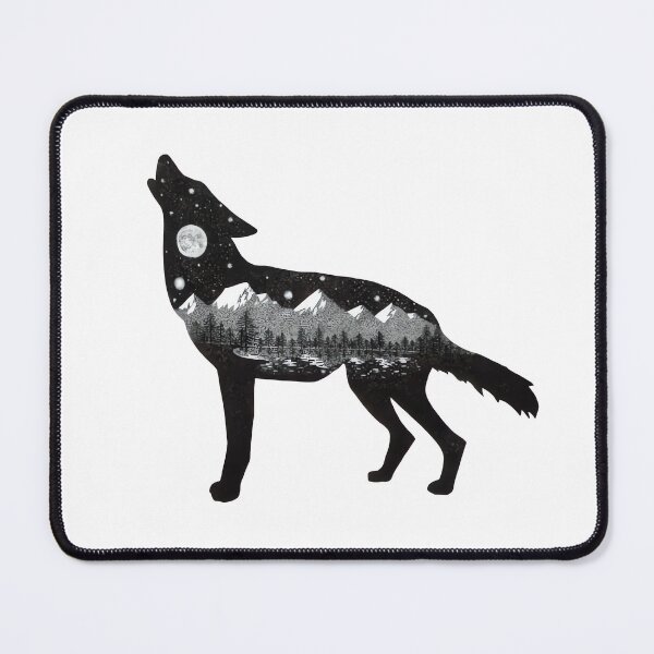Item preview, Wolf Silhouette designed and sold by Cora Worthington Art.