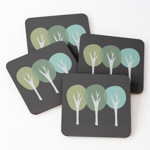 Item preview, Minimalist Eucalyptus Trees Nature Art designed and sold by cuttothechase09.