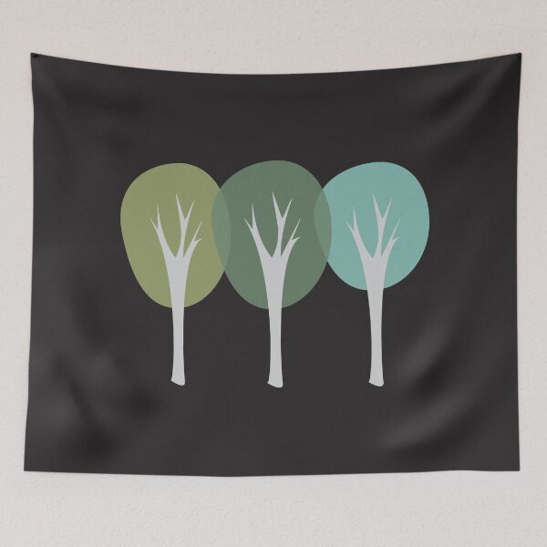 Item preview, Minimalist Eucalyptus Trees Nature Art designed and sold by cuttothechase09.