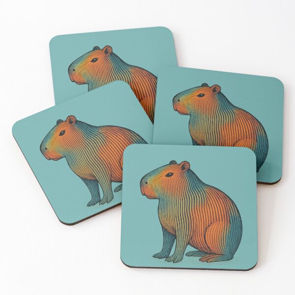 Item preview, Zen Stripes: The Capybara Spirit designed and sold by Capybarastore_77.