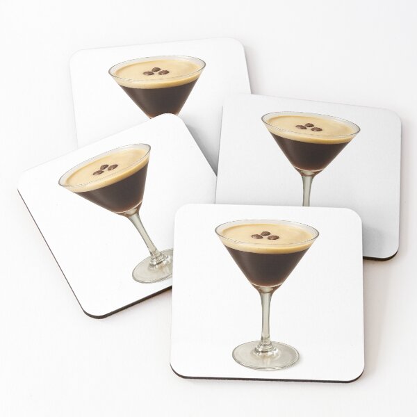 Item preview, Realistic Digital Espresso Cocktail Glass Drawing designed and sold by visualvibesss.