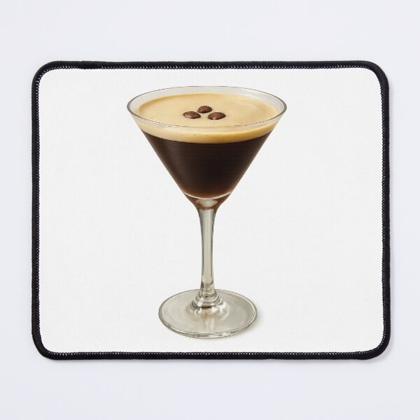 Item preview, Realistic Digital Espresso Cocktail Glass Drawing designed and sold by visualvibesss.