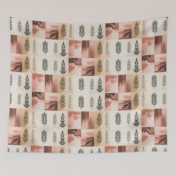 Item preview, Japandi Rustic Seamless Pattern, Leaves Seamless Pattern designed and sold by ORA_ORA.