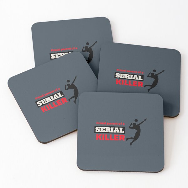 Item preview, Proud Parent of a Serial Killer Volleyball  designed and sold by RGeezTees.