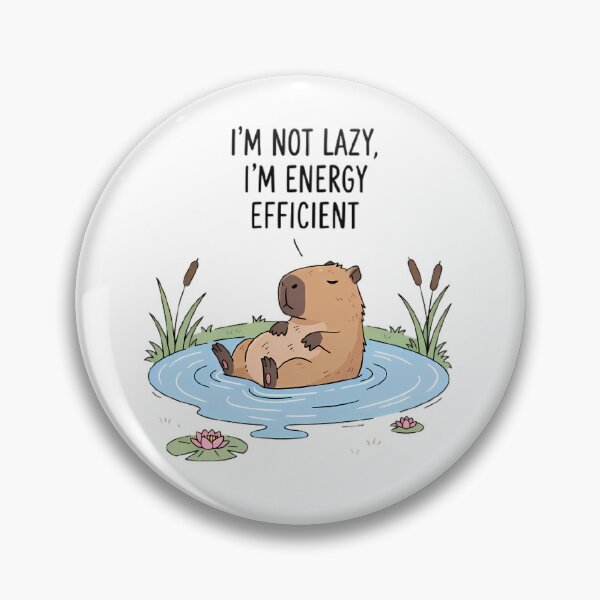 Item preview, Professional Relaxer Capybara Art Print - Cute Zen Animal Design designed and sold by FreshPrintCo.