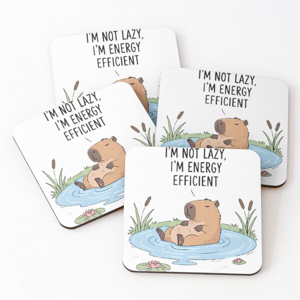 Item preview, Professional Relaxer Capybara Art Print - Cute Zen Animal Design designed and sold by FreshPrintCo.