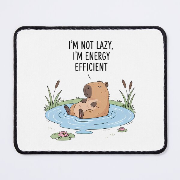 Item preview, Professional Relaxer Capybara Art Print - Cute Zen Animal Design designed and sold by FreshPrintCo.