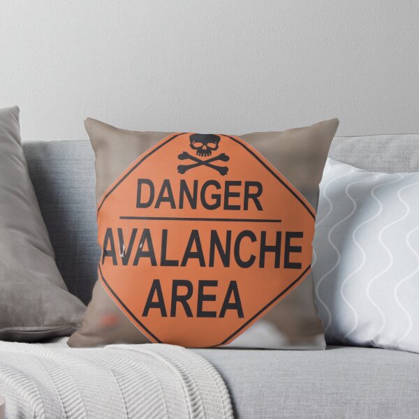 Item preview, Danger Avalanche Sign designed and sold by KillNFuel.