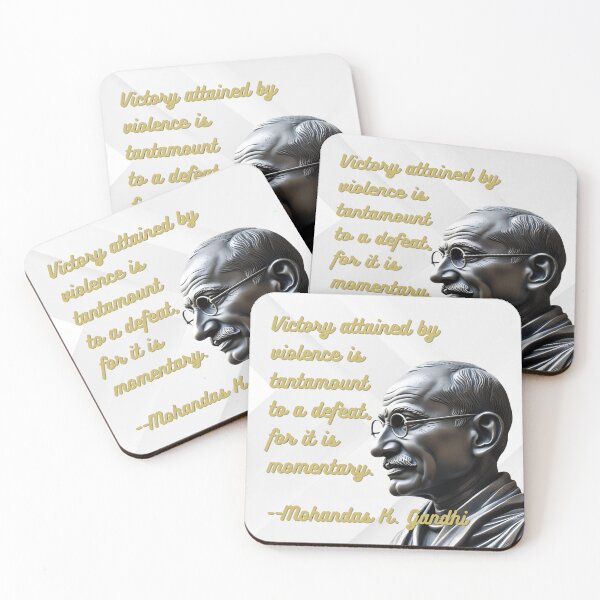 Item preview, Victory. . . . --Mohandas K. Gandhi designed and sold by DeeFran Designs.