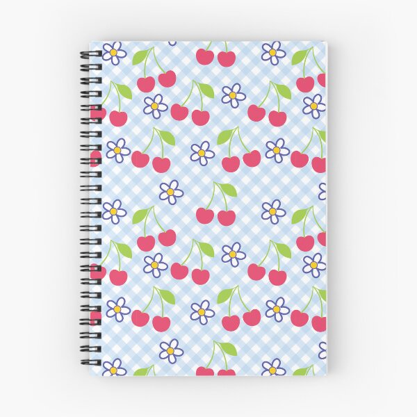 Item preview, Cherry Daisy Gingham Pattern – Cute Retro Picnic Seamless Design designed and sold by Maussa Ivimas.