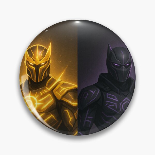 Item preview, Futuristic Warrior Showdown: Golden Guardian vs. Shadow Panther designed and sold by psgaming.