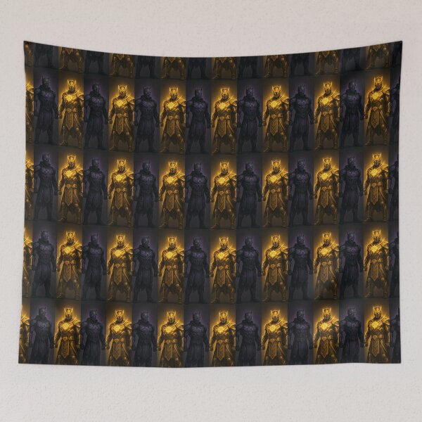 Item preview, Futuristic Warrior Showdown: Golden Guardian vs. Shadow Panther designed and sold by psgaming.