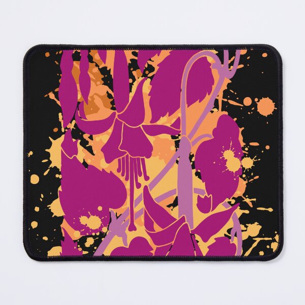 Item preview, Flowers Splash of Pink and Orange Colour Hot Pink Orange flowers pattern, designed and sold by Bert Englefield.
