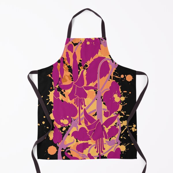 Item preview, Flowers Splash of Pink and Orange Colour Hot Pink Orange flowers pattern, designed and sold by Bert Englefield.