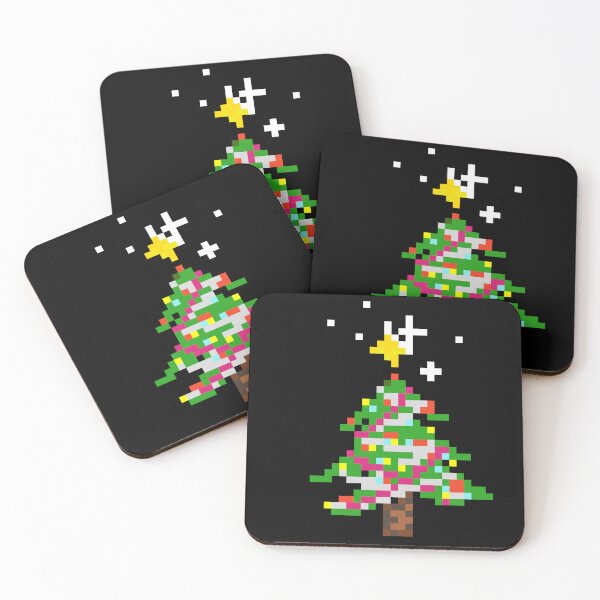 Item preview, Pixel Art Christmas Tree designed and sold by mnno3.
