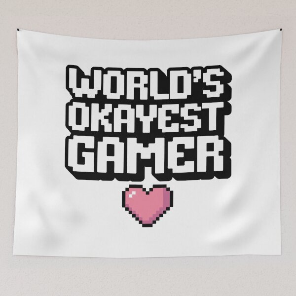 Item preview, World's Okayest Gamer. Version 1 designed and sold by ArthousePromos.