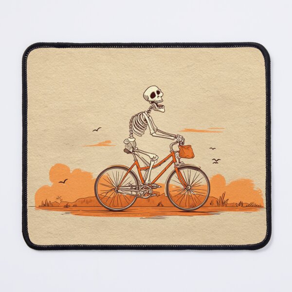 Item preview, Retro Skeleton Biker | Halloween Ride Through the Countryside designed and sold by Yuenyong Market.