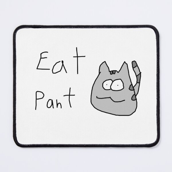 Item preview, Eat Pant Gray Cat designed and sold by CoolDuck69.