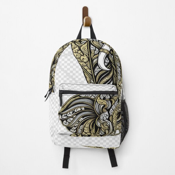 Item preview, Minimalist Thai Elephant - Gold Silver Line Art designed and sold by shikuldo7.