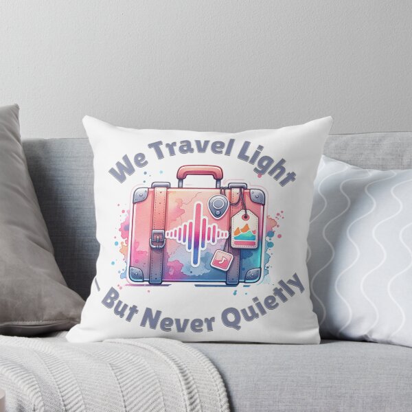 Item preview, We Travel Light — But Never Quietly | Bestie Travel Shirt designed and sold by PIXelayDesigns.