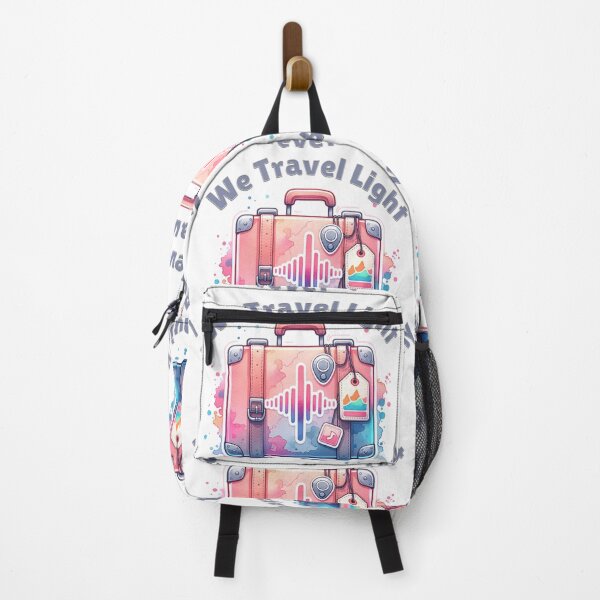 Item preview, We Travel Light — But Never Quietly | Bestie Travel Shirt designed and sold by PIXelayDesigns.