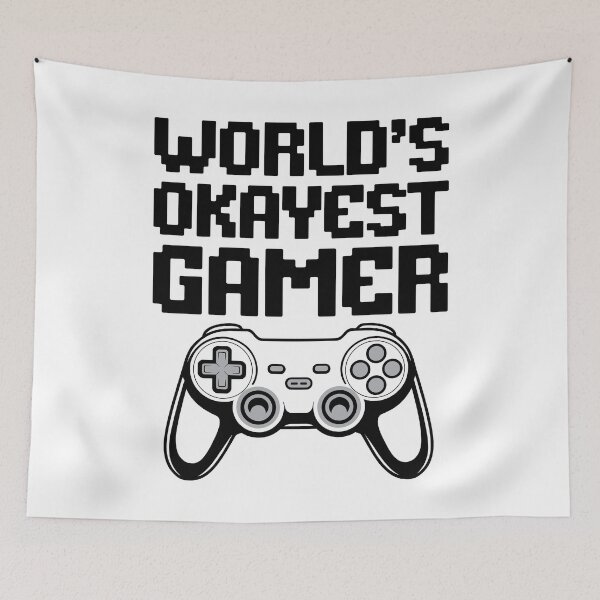 Item preview, World's Okayest Gamer. Version 2 designed and sold by ArthousePromos.