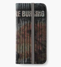 keep the fire burning iPhone Flip-Case/Hülle/Skin