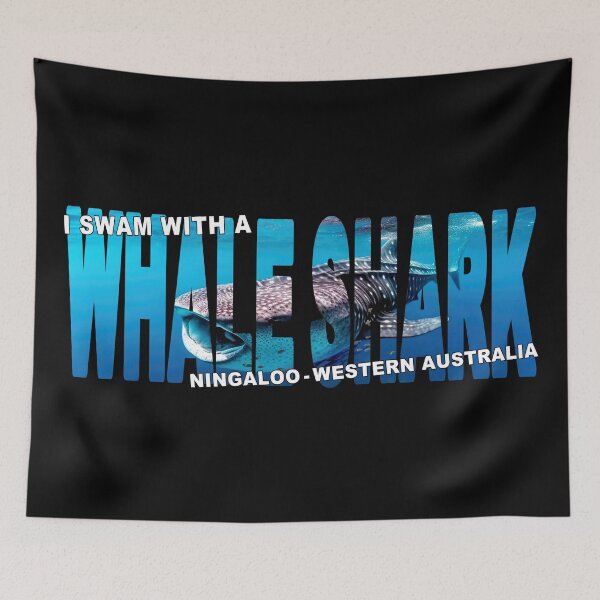 Item preview, I Swam With A WHALE SHARK Ningaloo Western Australia designed and sold by Adam Gormley.