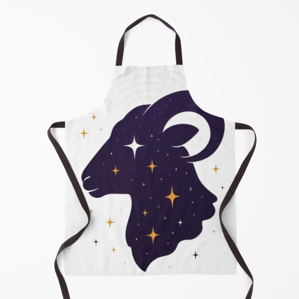 Item preview, goat face silhouette with twinkling stars designed and sold by optimusprime39.