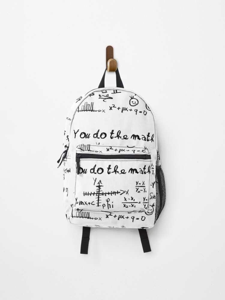 Thumbnail 1 of 3, Backpack, You Do The Math designed and sold by bpatrickvoice.