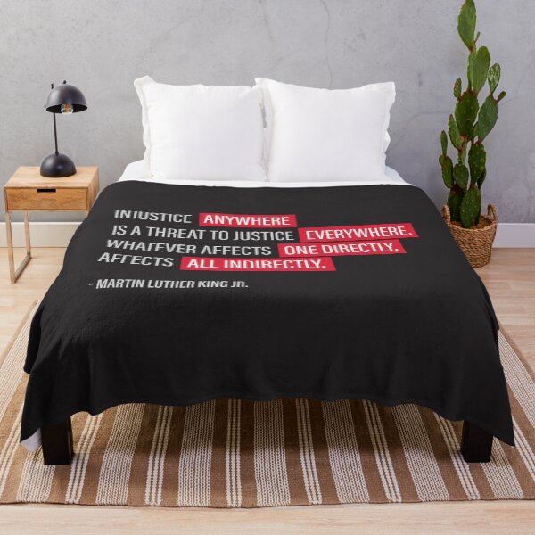 Item preview, Injustice Anywhere Martin Luther King Quote designed and sold by cuttothechase09.