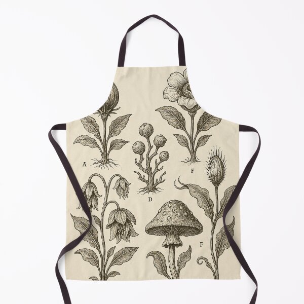 Item preview, Alien Herbarium – Vintage Botanical Sci-Fi Plant Illustration designed and sold by Domci.